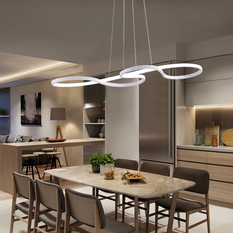 

Modern art deco pendant lights alloy acrylic liminimalist painted light LED 220V lamp for bedroom kitchen restaurant palor hotel