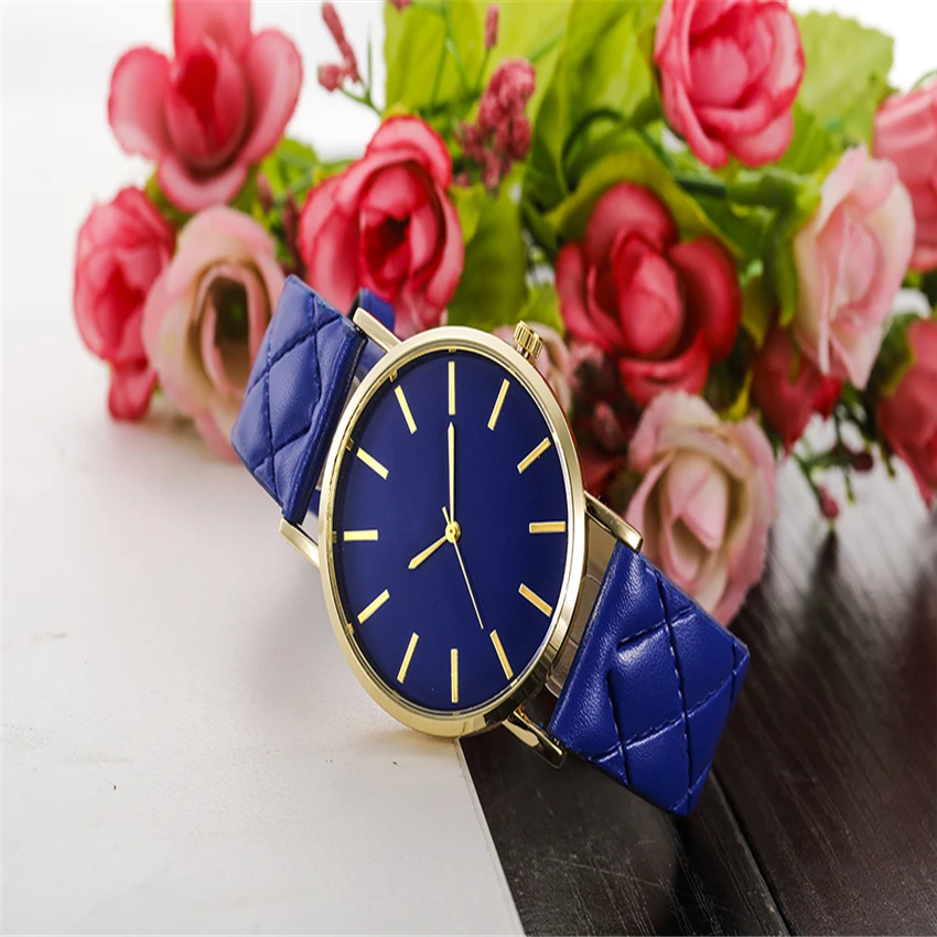 

Women Faux Leather Analog Quartz Wrist Watch Free shipping #250717