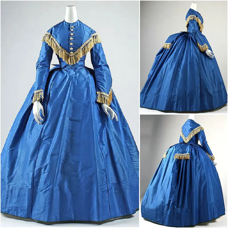 Исторический Гражданская война Southern Belle бальное Вечернее платье/викторианская Лолита платья/scarlett платье US6-26 SC-904