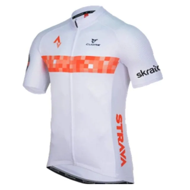 Летние Strava команда Для мужчин Велосипеды Джерси короткий рукав Ropa Ciclismo Uniformes велосипед Костюмы дышащая фара для велосипеда, Велосипеды рубашки для мальчиков - Цвет: 1