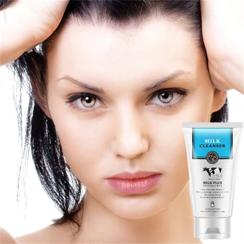 

2019 Newest Milk Facial Cleansers Deep Cleansing Blackhead Acne Treatment Face Care Moisturiser Organic Skin Care