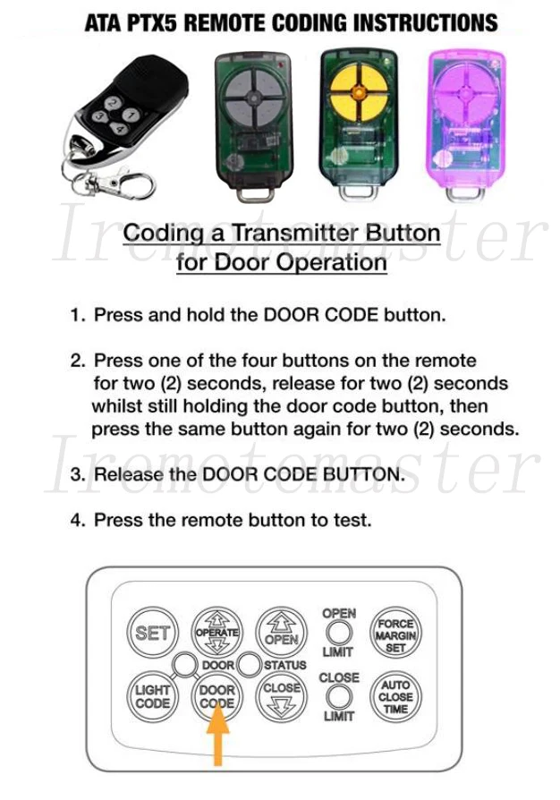 Торговля ATA PTX5V2 PTX5V2 5V1 2V2 Triocode замена пульта