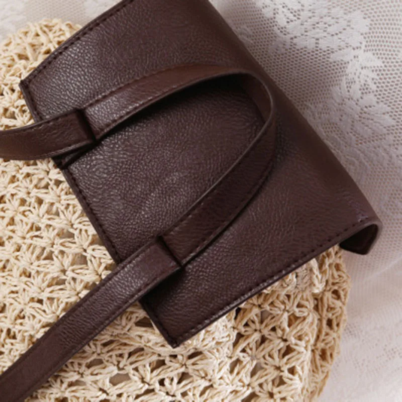 Women Backpack Drawstring Female Fashion Straw Bag Summer Beach INS Popular Lady Weave Back Pack Bag Large Travel Mochila BP0234 (7)