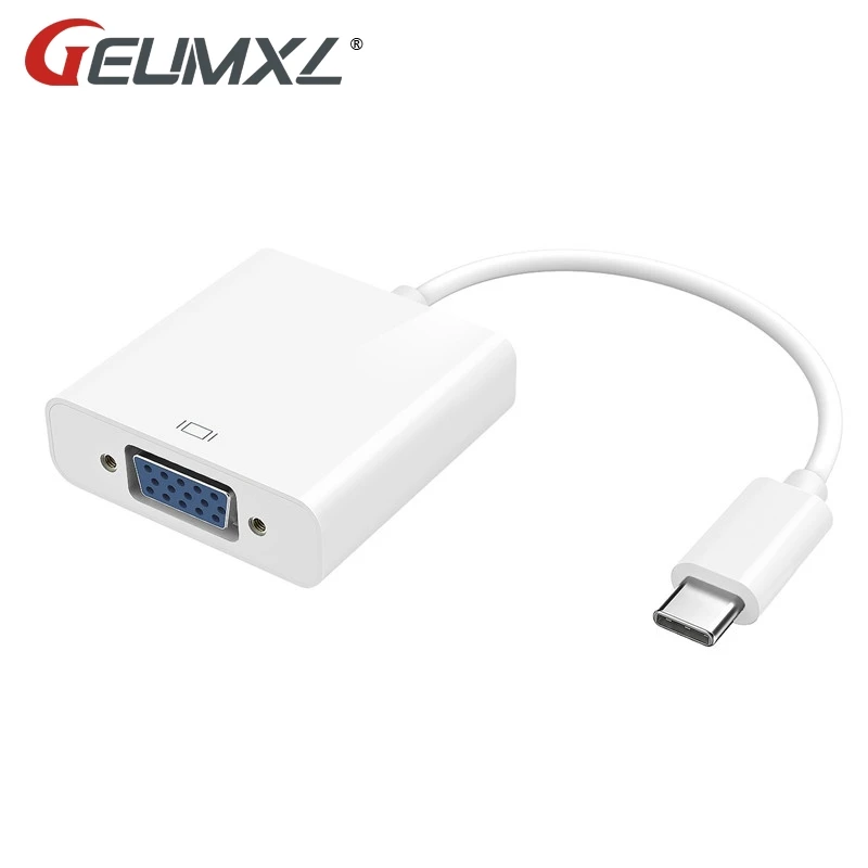 USB 3.1 Type C (USB-C) to VGA 1080P Adapter Converter for New Macbook/ Chromebook Pixel/Dell XPS 13/Yoga 900/Asus Zen AIO USB 3.1 Type C (USB-C) to VGA 1080P Adapter Converter for New Macbook/ Chromebook Pixel/Dell XPS 13/Yoga 900/Asus Zen AIO