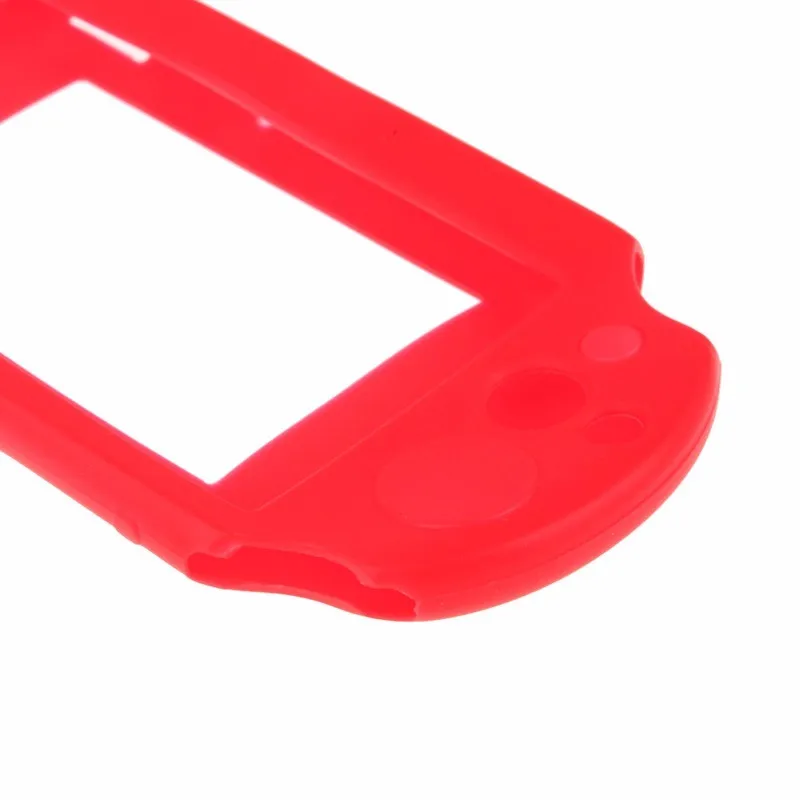 Новейший мягкий силиконовый кожного покрова протектор рамы рукав игровой чехол защитный чехол Защита для sony Игровые приставки PS Vita Оборудование для psv 2000