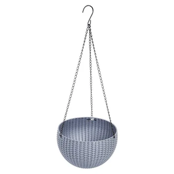 

6 Color Home Garden Resin Hanging Planter Outdoor Flower Plant Pot Balcony Decor