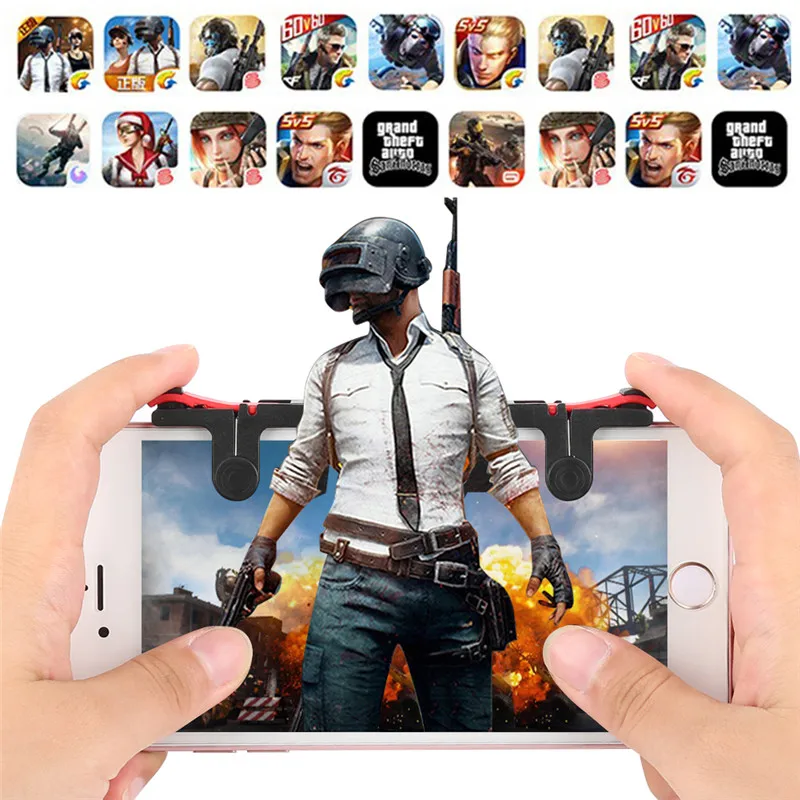 

Universal mobile joystick gamepad game phone controller fire buttons 5.0~6.0 inch mobile phone for IOS iphone Android gamepad