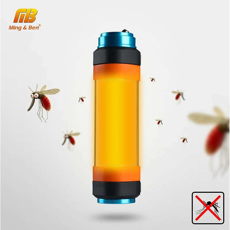

LED Mosquito Killer Lamp Portable Flashing Light IP68 Waterproof Rechargeable Dimmable For Outdoor Camping Emergency Warning