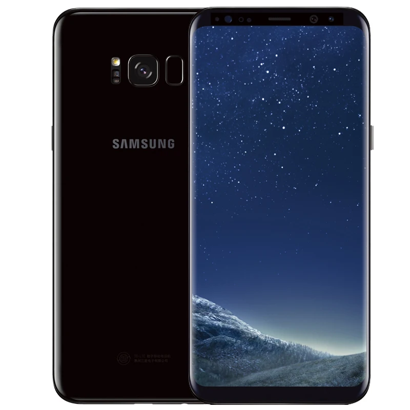 Samsung Galaxy S8 G950U, разблокированный LTE GSM Android мобильный телефон, четыре ядра, 5,8 дюймов, 12 МП ram, 4 Гб rom, 64 ГБ Snapdragon 835, NFC