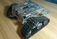 RC Metal Tank Chassis Walee Crawler Tracked Tank Chassis Smart Car Chassis Tracked Vehicle DIY RC