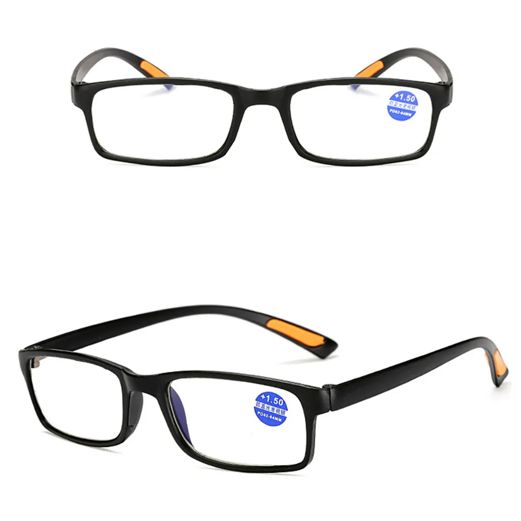 

Men Women Multi Strength Reading Glasses Square Frame Ultralight Presbyopia Diopter Eyeglass