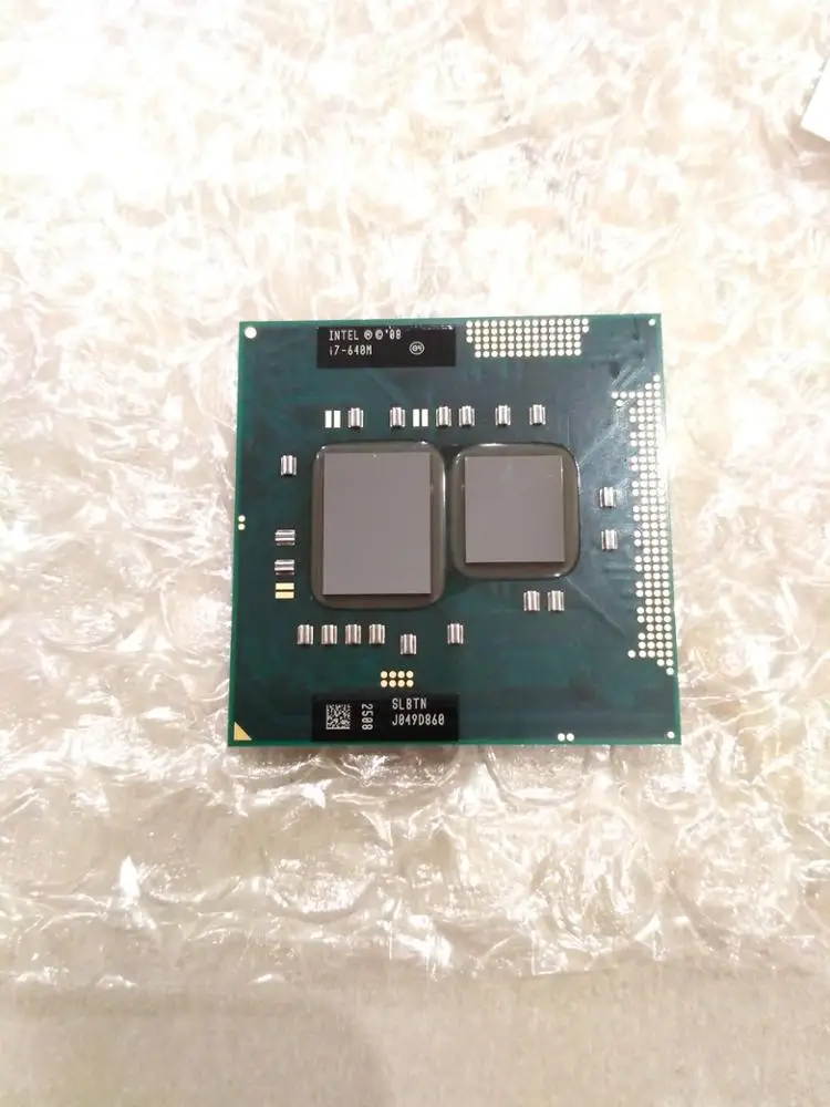 Intel core I7 640m SLBTN Dual Core 2.8GHz L3 4M CPU Processor works on ...