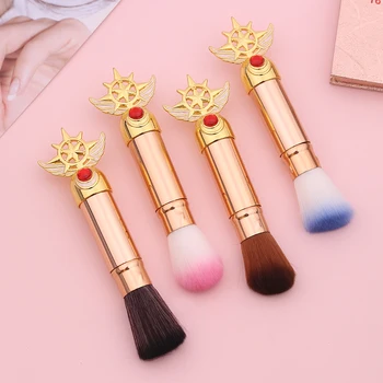 

Cardcaptor Sakura Series Retractable Magic Brush Tool Power Makeup Brushes Blush Trimming Cosmetic Brushes Soft Hair Maquiagem