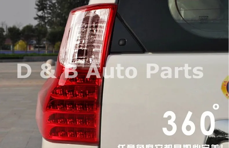 1 пара Высокое качество светодиодная задняя фара светодиодная задний фонарь светодиодный задний фонарь для Toyota Land Cruiser Prado FJ150 2011