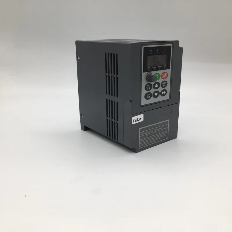 2.2KW 3HP 220V 24000 об/мин квадратный мотор шпинделя с воздушным охлаждением 4 подшипника+ 2.2kw VFD инвертор+ ER20 цанговый комплект для гравировального станка с ЧПУ