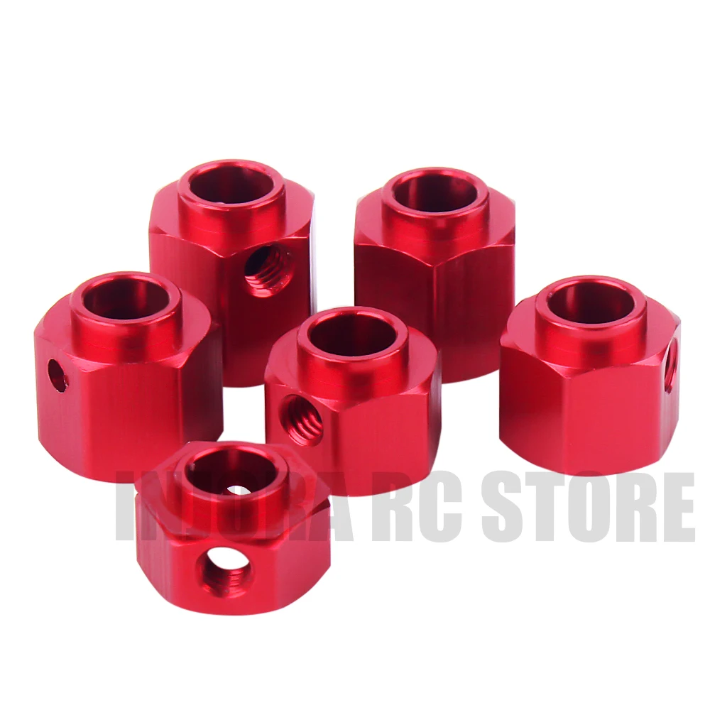 

Metal Red/Black TRX4 12MM Wheel Hex Hub for 1:10 RC Crawler Traxxas TRX-4 Multiple Sizes Thickness 4PCS/Set