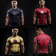 Футболки с 3D принтом Adhemar, мужские компрессионные футболки с коротким рукавом, спортивные мужские футболки для бега