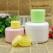100 шт./лот PP крем Jar Коробки пустой Пластик косметический контейнер маленький образец Макияж Портативный многоразового бутылки