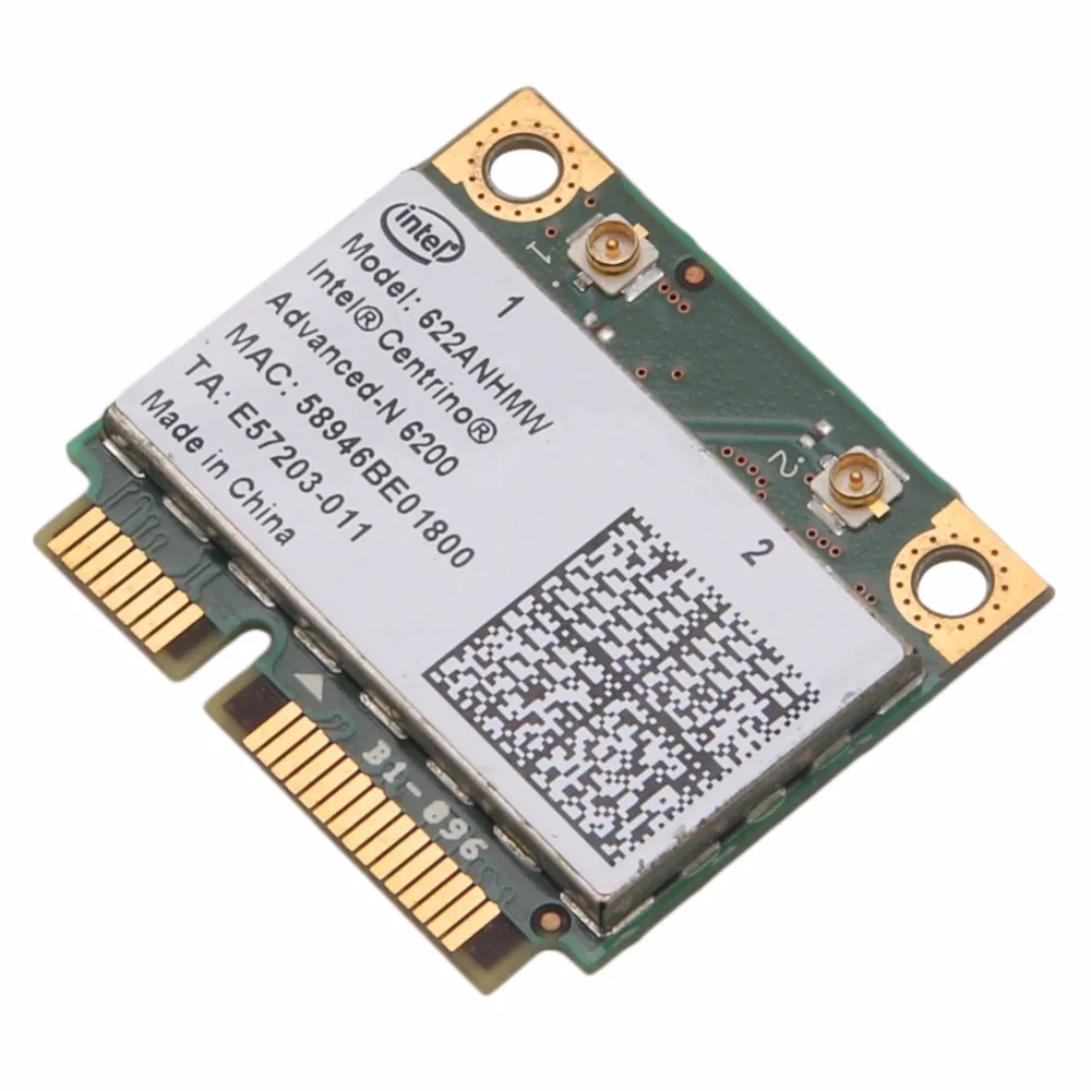 Планшет Intel Half 622AN 6200 Mini PCI E Card 300 Мбит/с для ноутбука DELL Acer Gateway|Сетевые карты| |