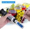 New Portable 3 In 1 Hand Held Grape & Alcohol Wine Refractometer (Brix, Baume and W25V/V Scales) with Plastic Box ► Photo 3/6