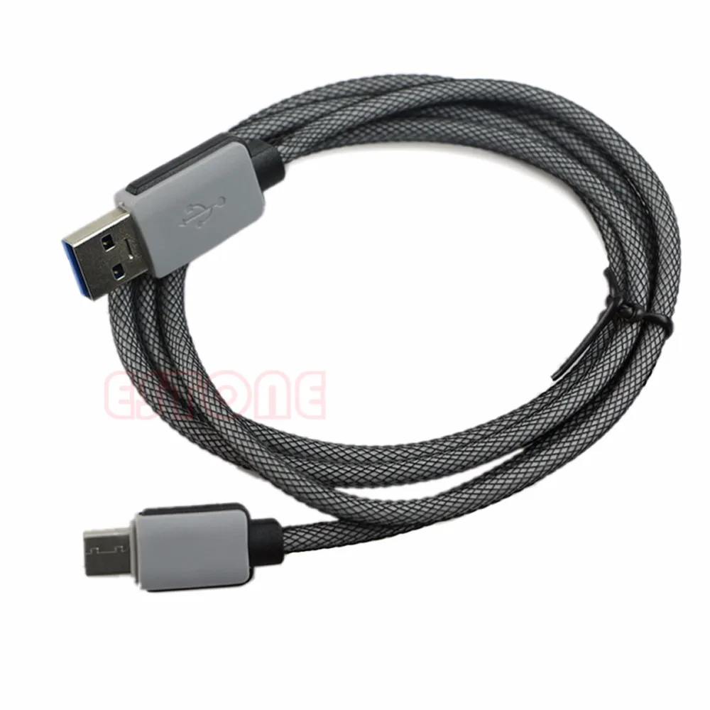 

USB-C USB 3.1 Type C Male to 3.0 Type A Male Data Power Charge weave Cable