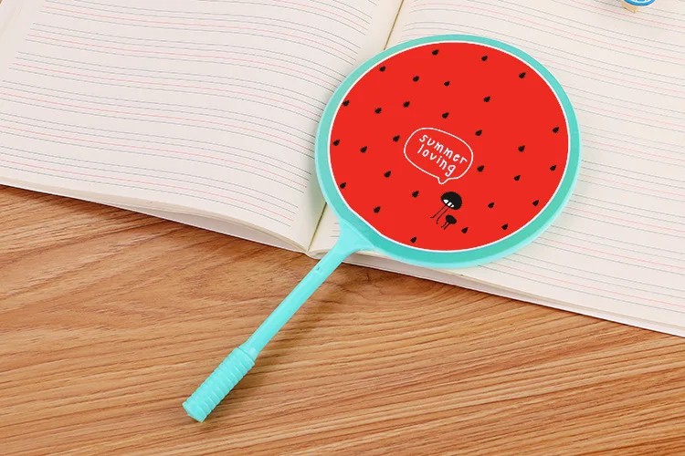 2 шт./лот) креативный 0,5 мм вентилятор в форме фрукта шариковая ручка милый мяч для питомцев ручка качество школьные офисные подарки канцелярские принадлежности