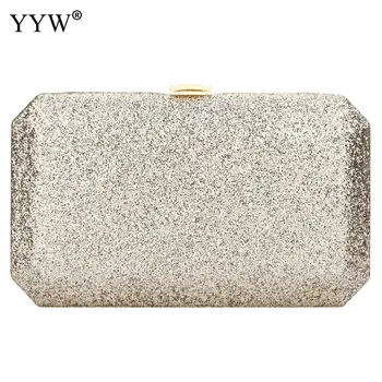 

Gillter Women Purse Handbag Large Silver Envelope Clutch Evening Party Bride Clutches Hand Bags Wedding Women'S Shoulder Bag YYW
