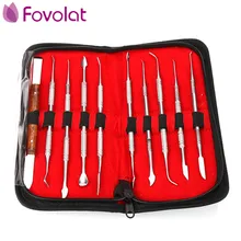 10 шт. стоматологический воск инструменты для резьбы профессиональные зубные протезы для чистки зубов Стоматологическое лабораторное оборудование Капа стоматологические инструменты