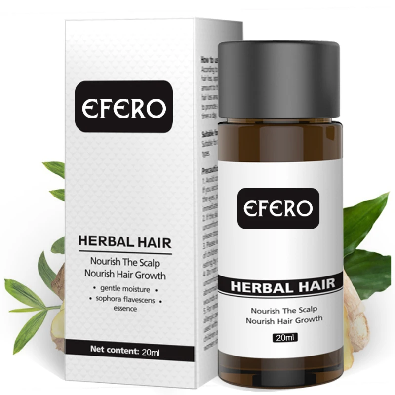 Efero Hair Loss Treatment Serum Essential Oils Dense Hair Growth Serum Hair Care Prevent Baldness Anti-Hair Loss Serum TSLM1