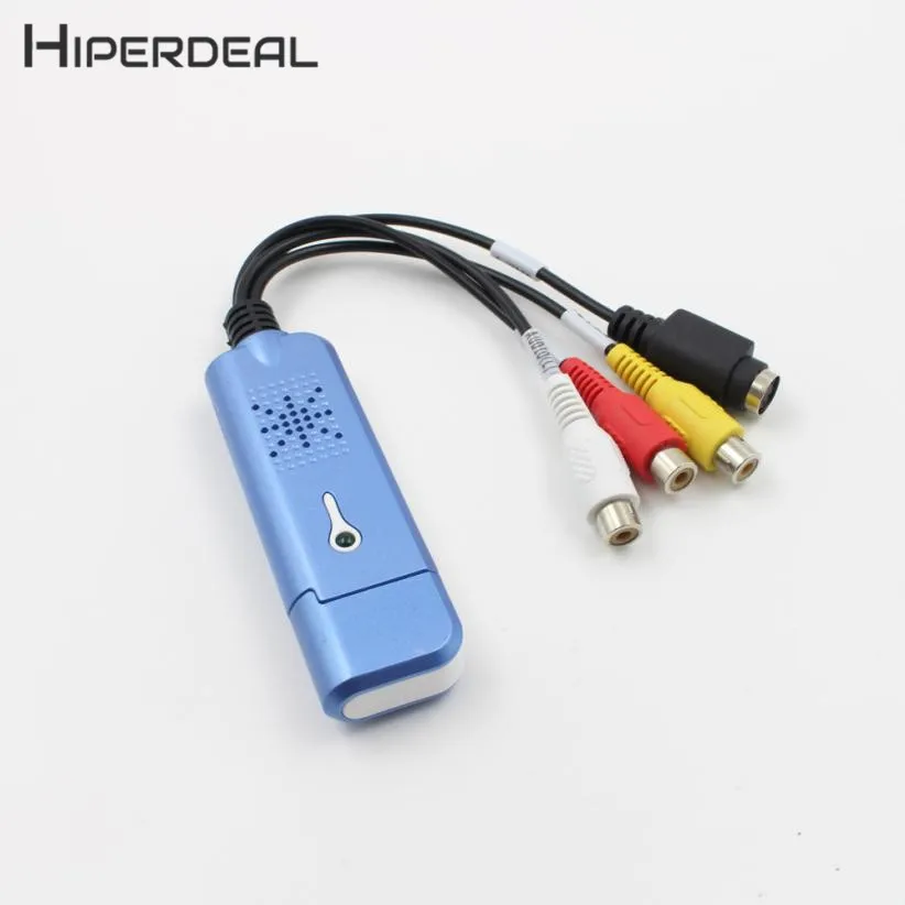 HIPERDEAL USB 2,0 конвертер аудио видео Захват адаптер для Win XP 7 8 10 NTSC PAL Горячая 18Jan26 Прямая поставка F