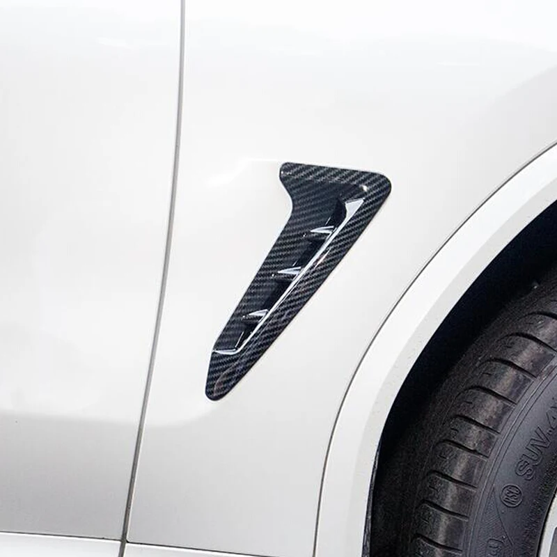 

For BMW X3 G01 X4 G02 2018 2019 ABS Chrome/Carbon fibre Car Wing Right and Left Side Badge Fender Emblem Sticker Cover Trim 2pcs