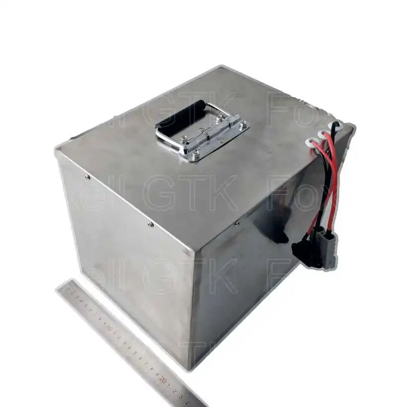 48v 5000wh battery pack lithium LMO NMC 200A BMS max for Electric outboards motor rv 8800w power fishing bait + fast 10A charger (6)