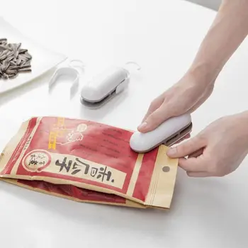 

Mini Potable Manual Handheld Package Sealing Machine For Plastic Snack Bag Handy Household Tool