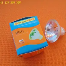 1 шт. Стекло DC12V MR11 20 Вт 35 Вт Светодиодная лампа Светодиодная spotlight пятно света лампада светодиодные лампы