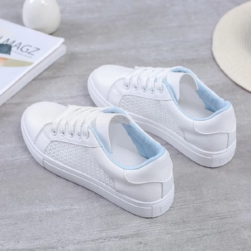 2019 summer new versatile breathable mesh flat-bottom casual shoes small white shoes women