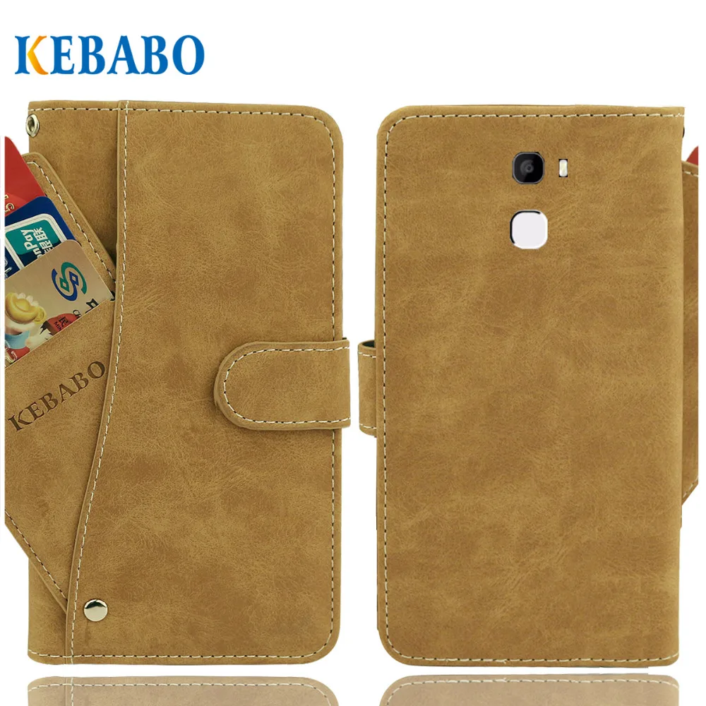 

Vintage Leather Wallet Oukitel K10000 Mix Case 5.5" Flip Luxury 3 Front Card Slots Cover Magnet Stand Phone Protective Bags