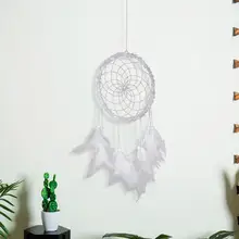 Украшения ручной работы колокольчики перо сигнальное кольцо кружева Ловцы снов для подарков свадебное украшение для дома