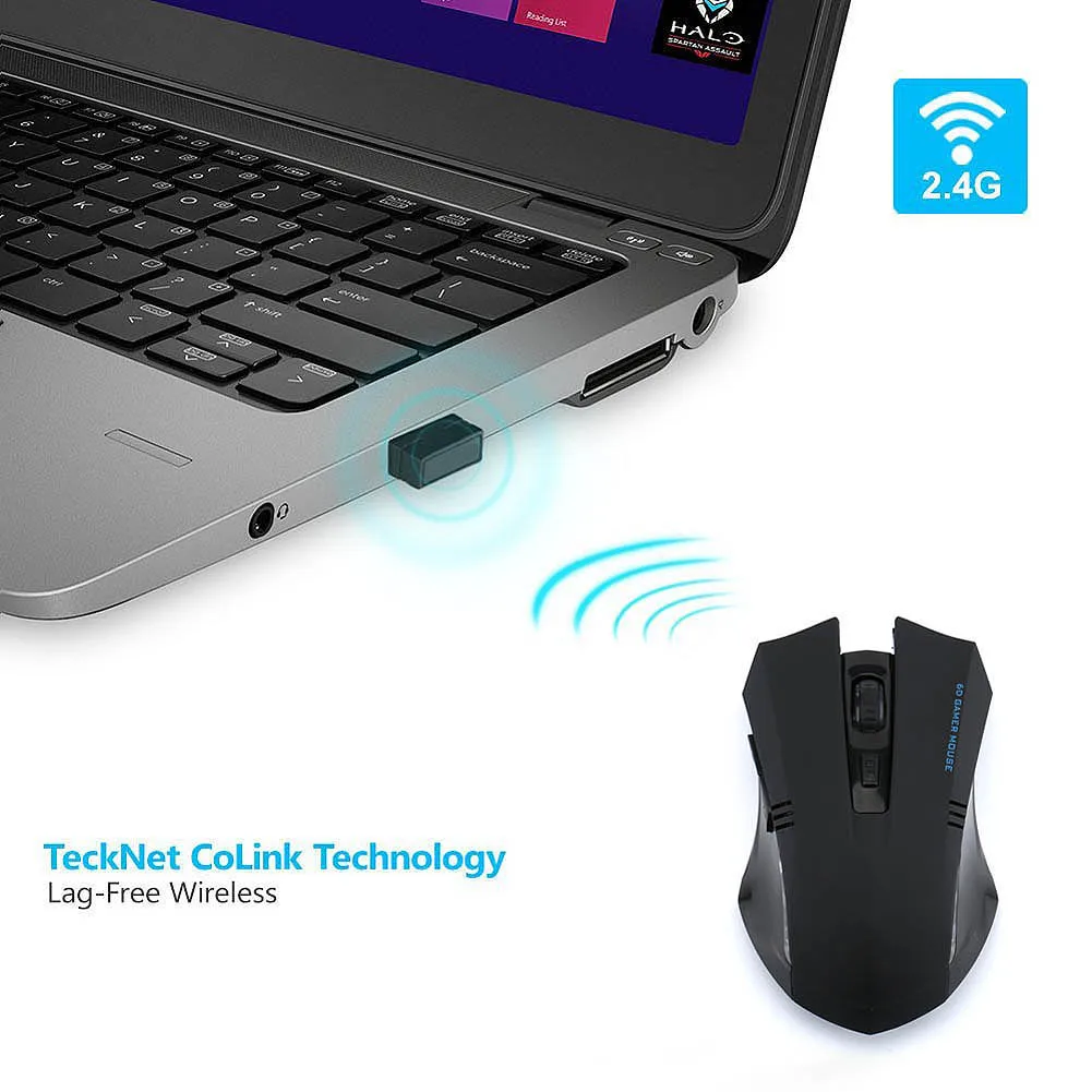 New Wireless Mouse 2.4G USB Laser Gaming Mouse Silence For PC Laptop Computer Gamer