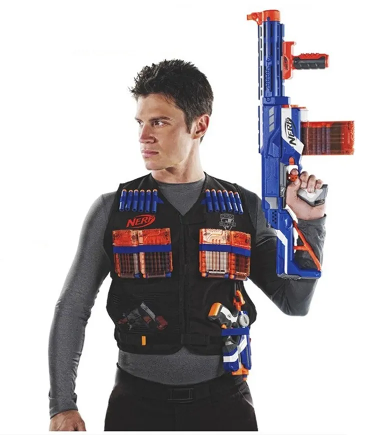 Super Kit Arma Jolt Nerf + Colete + Óculos + Acessórios + 60 Dardos de  Brinquedo - Brinquedos e Jogos - Esportes e Brincadeiras ao Ar Livre -  Pistolas e Armas de Espuma de Brinquedo