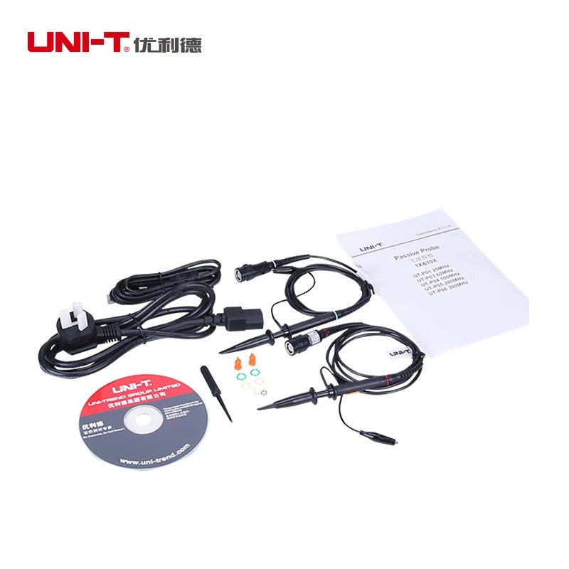 Осциллограф UNI T UTD2102CEX II новый цифровой осциллограф с полосой пропускания 2 канала