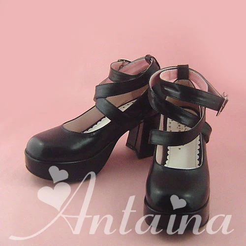 Gothic-Ankle-Cross-Belts-High-Heel-Pumps-Elegant-Single-Bow-Lolita-Princess-Heels-Shoes-38