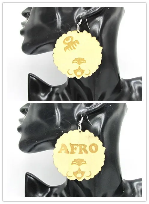 Новейшие деревянные серьги с гравировкой|wooden afro earrings|earrings afroearrings earring |