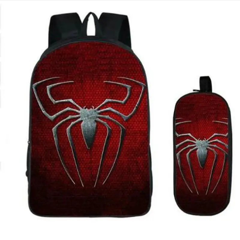 Mochila para niños de 16 pulgadas Spideran en las bolsas escolares de los niños del verso araña para niños, Mochila ortopédica para niños