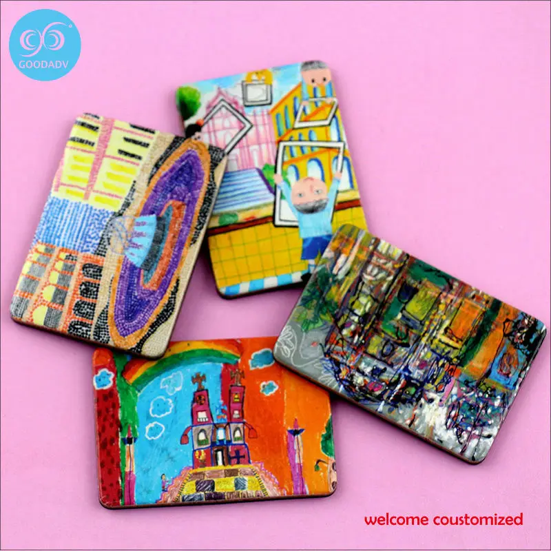 wholesale custom paper cardboard souvenir refrigerator only