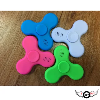 

4Pcs 4Colors ABS Glowing Gyro With Bluetooth Speaker Charging Rotary Music Player Flashing Light Speakers Decompression Toys