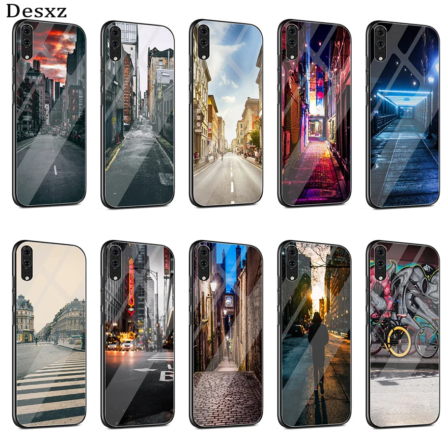 Уличный чехол из закаленного стекла для Huawei P30 P10 P20 Pro P Smart Mate 10 20 Lite Y6 Y9 Honor 7A 8X9 2018