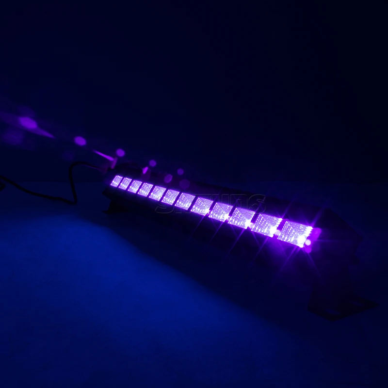 Ультрафиолетовый светодиодный настенный светильник Ультрафиолетовый светодиодный 12x3W светодиодный бар вечерние Дискотека светильник для пейзажной мыть стены сценическое освещение светильник