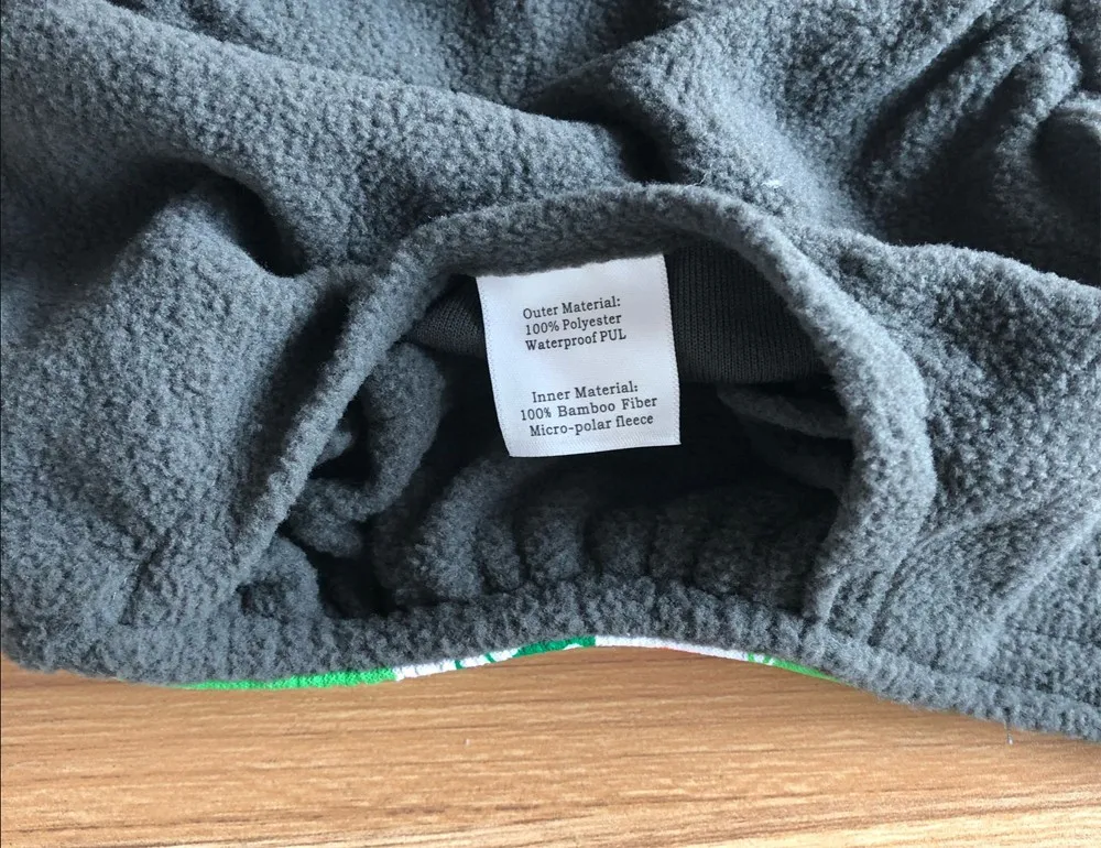 charcoal diaper label