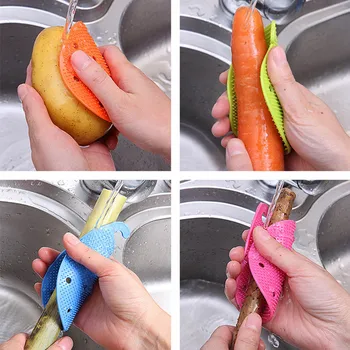 

1Pcs Vegetable Peeling Brush High Quality Peeler Efficient Potato Skin Remover Carrot Peeler Ginger Peeler Kitchen Accessories