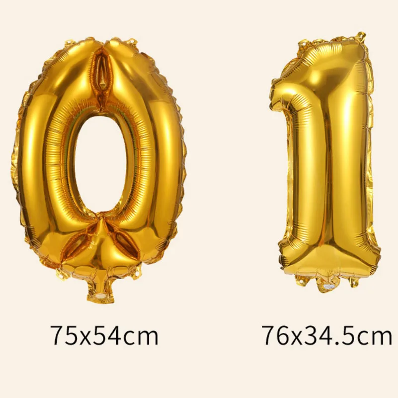 32inch number balloons -size 01